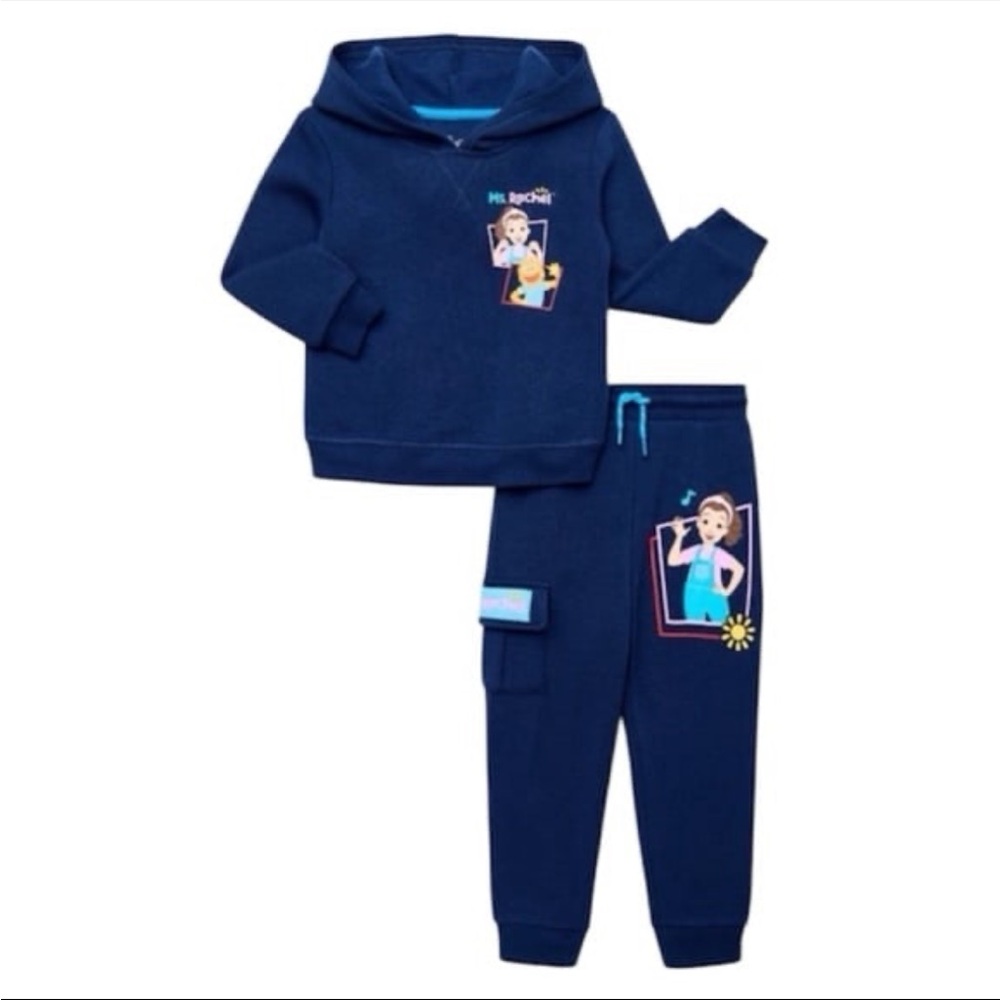 Boys 5T Ms Rachel Blue Hooded Jogger Set